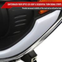 Spec'D Tuning Products - Spec-D 2014-2021 Toyota Tundra LED Switchback Sequential Turn Signal LED Bar Projector Headlights (Matte Black Housing/Clear Lens) - Image 2