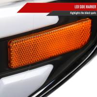 Spec'D Tuning Products - Spec-D 2014-2021 Toyota Tundra LED Switchback Sequential Turn Signal LED Bar Projector Headlights (Matte Black Housing/Clear Lens) - Image 4