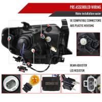 Spec'D Tuning Products - Spec-D 2014-2021 Toyota Tundra LED Switchback Sequential Turn Signal LED Bar Projector Headlights (Matte Black Housing/Clear Lens) - Image 5