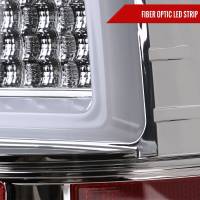 Spec'D Tuning Products - Spec-D 2009-2018 Dodge RAM 1500 / 2019-2021 RAM Classic / 2010-2018 RAM 2500 3500 White Bar LED Tail Lights (Chrome Housing/Clear Lens) - Image 1