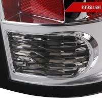 Spec'D Tuning Products - Spec-D 2009-2018 Dodge RAM 1500 / 2019-2021 RAM Classic / 2010-2018 RAM 2500 3500 White Bar LED Tail Lights (Chrome Housing/Clear Lens) - Image 3