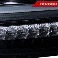 Spec'D Tuning Products - Spec-D 2010-2011 Kia Soul Projector Headlights w/ LED Light Bar & LED Turn Signal Lights (Glossy Black Housing/Smoke Lens) - Image 4
