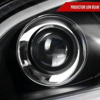 Spec'D Tuning Products - Spec-D 2010-2011 Kia Soul Projector Headlights w/ LED Light Bar & LED Turn Signal Lights (Matte Black Housing/Clear Lens) - Image 1