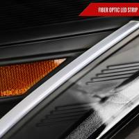 Spec'D Tuning Products - Spec-D 2010-2011 Kia Soul Projector Headlights w/ LED Light Bar & LED Turn Signal Lights (Matte Black Housing/Clear Lens) - Image 3