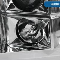 Spec'D Tuning Products - Spec-D 2009-2018 Dodge RAM 1500 / 2019-2021 RAM Classic / 2010-2018 RAM 2500 3500 LED C-Bar Projector Headlights (Chrome Housing/Clear Lens) - Image 2