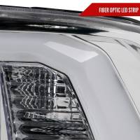 Spec'D Tuning Products - Spec-D 2009-2018 Dodge RAM 1500 / 2019-2021 RAM Classic / 2010-2018 RAM 2500 3500 LED C-Bar Projector Headlights (Chrome Housing/Clear Lens) - Image 3