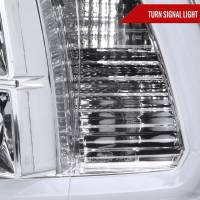 Spec'D Tuning Products - Spec-D 2009-2018 Dodge RAM 1500 / 2019-2021 RAM Classic / 2010-2018 RAM 2500 3500 LED C-Bar Projector Headlights (Chrome Housing/Clear Lens) - Image 4