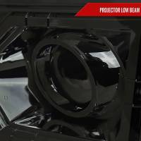 Spec'D Tuning Products - Spec-D 2002-2009 Chevrolet Trailblazer Projector Headlights w/ LED Light Strip (Chrome Housing/Smoke Lens) - Image 1