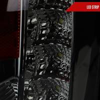 Spec'D Tuning Products - Spec-D 2002-2009 Chevrolet Trailblazer Projector Headlights w/ LED Light Strip (Chrome Housing/Smoke Lens) - Image 4