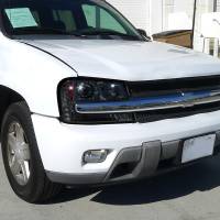 Spec'D Tuning Products - Spec-D 2002-2009 Chevrolet Trailblazer Projector Headlights w/ LED Light Strip (Chrome Housing/Smoke Lens) - Image 7