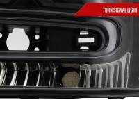 Spec'D Tuning Products - Spec-D 2002-2009 Chevrolet Trailblazer Projector Headlights w/ LED Light Strip (Matte Black Housing/Clear Lens) - Image 3