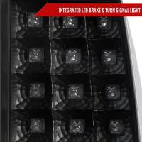 Spec'D Tuning Products - Spec-D 1999-2002 Chevrolet Silverado/ 1999-2006 GMC Sierra LED Tail Lights - G2 (Matte Black Housing/Clear Lens) - Image 2