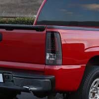 Spec'D Tuning Products - Spec-D 1999-2002 Chevrolet Silverado/ 1999-2006 GMC Sierra Red Bar LED Tail Lights - G2 (Black Housing/Clear Lens) - Image 8