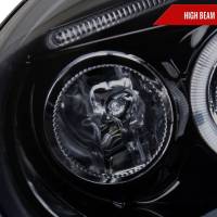 Spec'D Tuning Products - Spec-D 1998-2005 Volkswagen Beetle Halo Projector Headlights (Glossy Black Housing/Smoke Lens) - Image 2