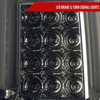 Spec'D Tuning Products - Spec-D 2014-2018 Chevrolet Silverado 1500/ 2015-2019 Silverado 2500HD 3500HD GMC Sierra 3500HD LED Tail Lights (Chrome Housing/Smoke Lens) - Image 2