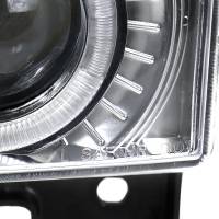 Spec'D Tuning Products - Spec-D 1988-1999 Chevrolet  C/K C10/Blazer/Tahoe/Yukon/Sierra/Silverado Dual Halo Projector Headlights (Chrome Housing/Clear Lens) - Image 5