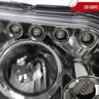 Spec'D Tuning Products - Spec-D 2008-2010 Scion xB Single Halo Projector Headlights (Chrome Housing/Clear Lens) - Image 3