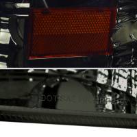 Spec'D Tuning Products - Spec-D 1997-2004 Dodge Dakota/ 1998-2003 Durango Crystal Headlights w/ Amber Reflector (Chrome Housing/Smoke Lens) - Image 4