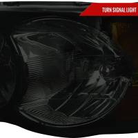 Spec'D Tuning Products - Spec-D 2002-2005 Dodge RAM 1500/ 2003-2005 RAM 2500 3500 Factory Style Headlights (Chrome Housing/Smoke Lens) - Image 2