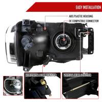 Spec'D Tuning Products - Spec-D 2002-2005 Dodge RAM 1500/ 2003-2005 RAM 2500 3500 Factory Style Headlights (Chrome Housing/Smoke Lens) - Image 5