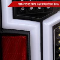 Spec'D Tuning Products - Spec-D 2019-2022 Dodge RAM 2500/3500 LED Sequential Signal Tail Lights (Matte Black Housing/Clear Lens) - Image 2