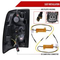 Spec'D Tuning Products - Spec-D 2019-2022 Dodge RAM 2500/3500 LED Sequential Signal Tail Lights (Matte Black Housing/Clear Lens) - Image 5