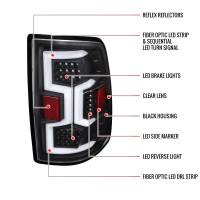 Spec'D Tuning Products - Spec-D 2019-2022 Dodge RAM 2500/3500 LED Sequential Signal Tail Lights (Matte Black Housing/Clear Lens) - Image 6