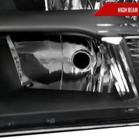 Spec'D Tuning Products - Spec-D 2009-2018 Dodge RAM 1500 / 2019-2021 RAM Classic / 2010-2018 RAM 2500 3500 Factory Quad Style Headlights (Matte Black Housing/Clear Lens) - Image 2