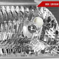 Spec'D Tuning Products - Spec-D 2005-2009 Chevrolet Equinox Factory Style Headlights w/ Amber Reflector (Chrome Housing/Clear Lens) - Image 1