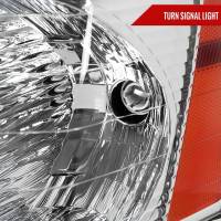 Spec'D Tuning Products - Spec-D 2005-2009 Chevrolet Equinox Factory Style Headlights w/ Amber Reflector (Chrome Housing/Clear Lens) - Image 2