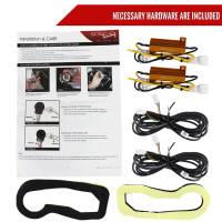 Spec'D Tuning Products - Spec-D 2019-2023 Toyota RAV4 Red LED Bar Sequential Signal Tail Lights (Jet Black Housing/Clear Lens) - Image 4