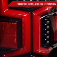 Spec'D Tuning Products - Spec-D 2019-2022 Dodge RAM 2500/3500 LED Sequential Signal Tail Lights (Jet Black Housing/Clear Lens) - Image 2