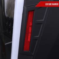Spec'D Tuning Products - Spec-D 2004-2015 Nissan Titan LED Tail Lights with White LED Tube (Matte Black Housing/Clear Lens) - Image 4