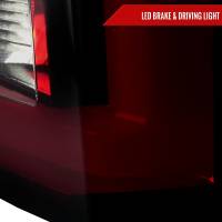 Spec'D Tuning Products - Spec-D 2015-2020 GMC Yukon/Yukon XL Denali SLE/SLT LED Tail Lights (Chrome Housing/Red Smoke Lens) - Image 1