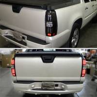 Spec'D Tuning Products - Spec-D 2007-2012 Chevrolet Avalanche LED Tail Lights (Matte Black Housing/Clear Lens) - Image 7