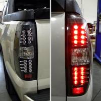 Spec'D Tuning Products - Spec-D 2007-2012 Chevrolet Avalanche LED Tail Lights (Matte Black Housing/Clear Lens) - Image 8