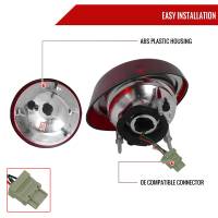 Spec'D Tuning Products - Spec-D 2005-2010 Chevrolet Cobalt Coupe LED Tail Lights & Trunk Reverse Lights (Chrome Housing/Red Lens) - Image 5