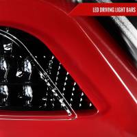 Spec'D Tuning Products - Spec-D 2008-2017 Mitsubishi Lancer / 2008-2015 Lancer EVO X Sedan LED Tail Lights (Jet Black Housing/Clear Lens) - Image 1