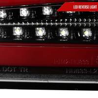 Spec'D Tuning Products - Spec-D 2008-2017 Mitsubishi Lancer / 2008-2015 Lancer EVO X Sedan LED Tail Lights (Jet Black Housing/Clear Lens) - Image 4