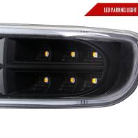 Spec'D Tuning Products - Spec-D 1999-2007 GMC Sierra/Yukon/Yukon XL Bumper Lights w/ Sequential Turn Signal Lights (Matte Black Housing/Clear Lens) - Image 3