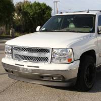 Spec'D Tuning Products - Spec-D 1999-2002 Chevrolet Silverado Chrome ABS V2 Honeycomb Mesh Grille - Image 8