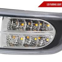 Spec'D Tuning Products - Spec-D 1999-2007 GMC Sierra/Yukon/Yukon XL Bumper Lights w/ Sequential Turn Signal Lights (Chrome Housing/Clear Lens) - Image 3