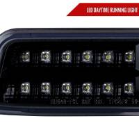 Spec'D Tuning Products - Spec-D 1999-2007 GMC Sierra/Yukon/Yukon XL Bumper Lights w/ Sequential Turn Signal Lights (Glossy Black Housing/Smoke Lens) - Image 2