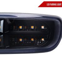 Spec'D Tuning Products - Spec-D 1999-2007 GMC Sierra/Yukon/Yukon XL Bumper Lights w/ Sequential Turn Signal Lights (Glossy Black Housing/Smoke Lens) - Image 3