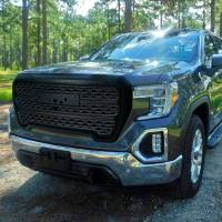 Spec'D Tuning Products - Spec-D 2019-2020 GMC Sierra 1500 Matte Black ABS Denali Style Mesh Grille - Image 8