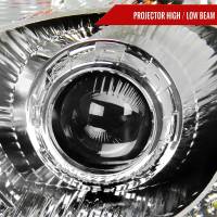 Spec'D Tuning Products - Spec-D 2006-2009 Nissan 350Z SMD LED Light Strip Projector Headlights (Chrome Housing/Clear Lens) - Image 1