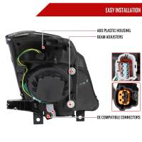 Spec'D Tuning Products - Spec-D 2006-2009 Nissan 350Z SMD LED Light Strip Projector Headlights (Chrome Housing/Clear Lens) - Image 5