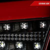 Spec'D Tuning Products - Spec-D 2008-2017 Mitsubishi Lancer / 2008-2015 Lancer EVO X Sedan Red Bar LED Tail Lights (Black Housing/Red Lens) - Image 2
