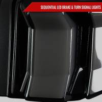 Spec'D Tuning Products - Spec-D 2010-2012 Ford Mustang Sequential LED Tail Lights (Glossy Black Housing/Smoke Lens) - Image 1