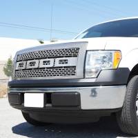 Spec'D Tuning Products - Spec-D 2009-2014 Ford F-150 Raptor Style Chrome ABS Grille - Image 7